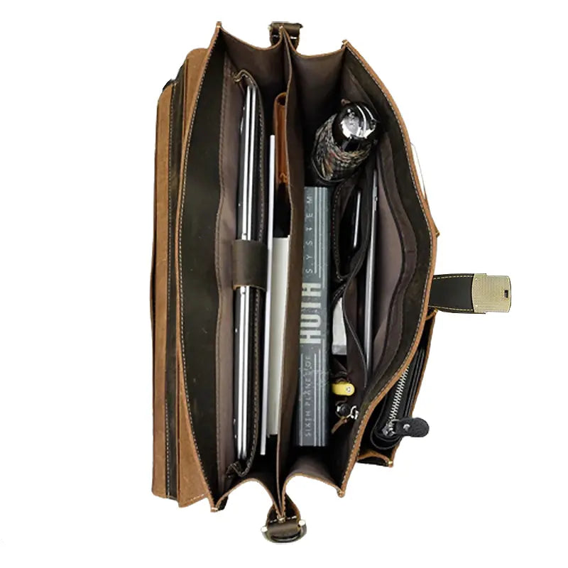 Venice Leather Briefcase John Freya