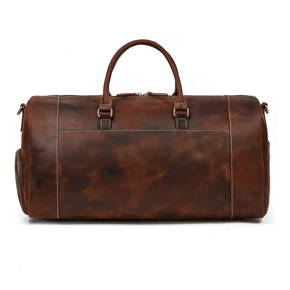 Voyager Leather Duffle Bag John Freya