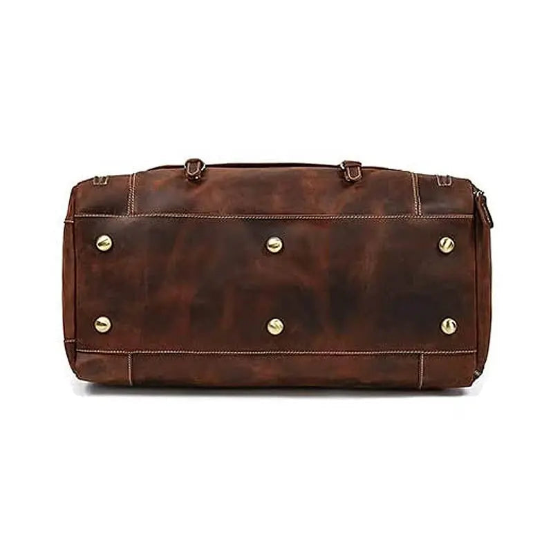 Voyager Leather Duffle Bag John Freya