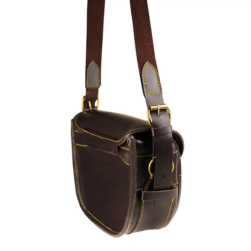 Dynamic Leather Cartridge Bag Havana Brown - John Freya
