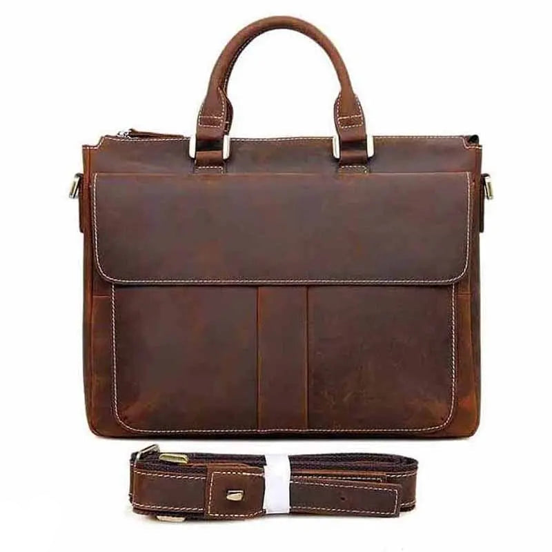 Elation Leather Briefcase - John Freya