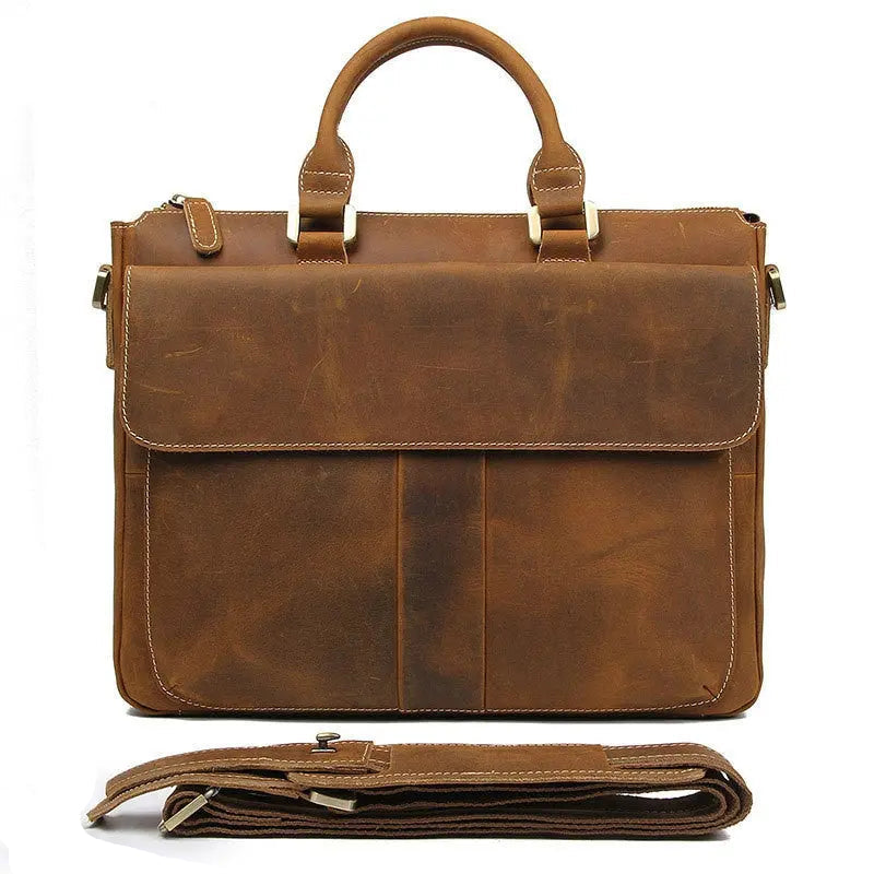 Elation Leather Briefcase - John Freya