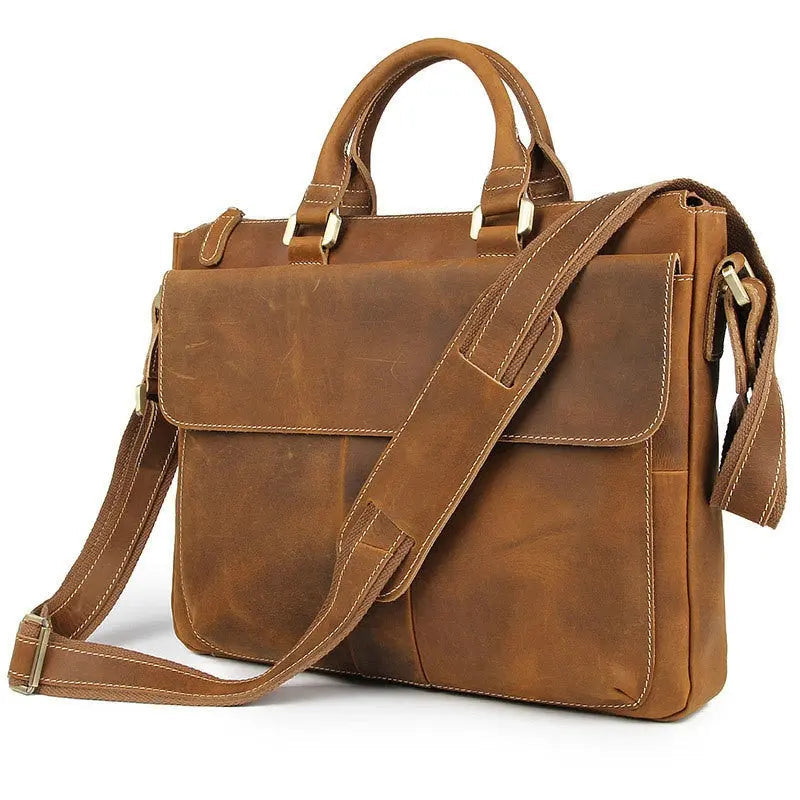 Elation Leather Briefcase - John Freya
