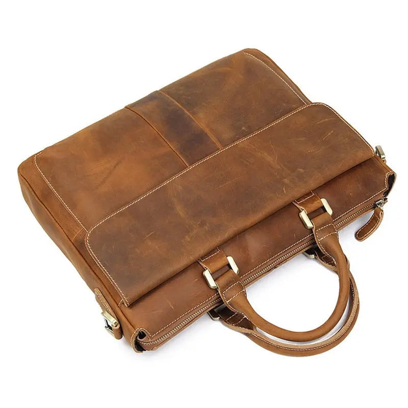 Elation Leather Briefcase - John Freya