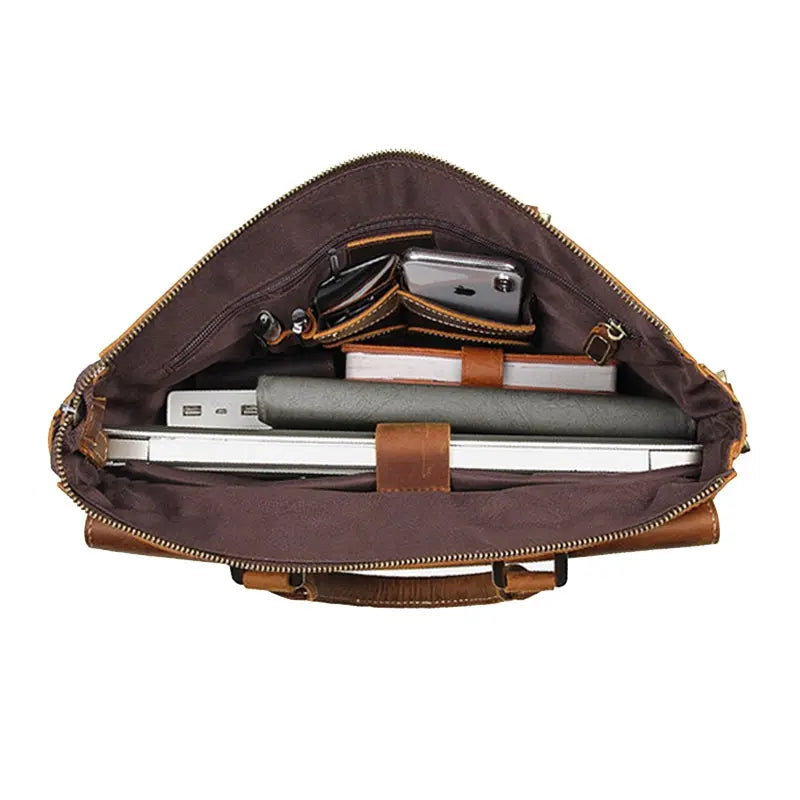 Elation Leather Briefcase - John Freya