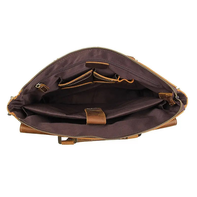 Elation Leather Briefcase - John Freya
