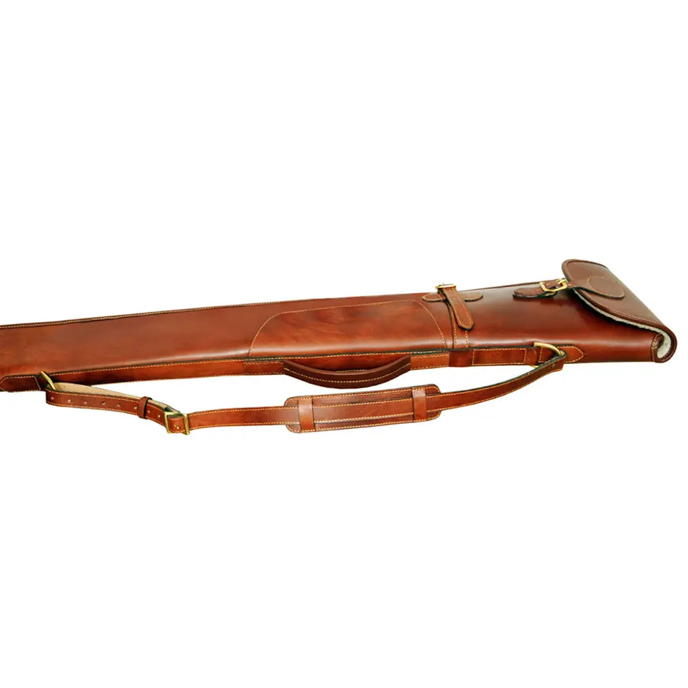 Freccia Shotgun Slip Cowhide Leather 52" Burnished Tan - John Freya