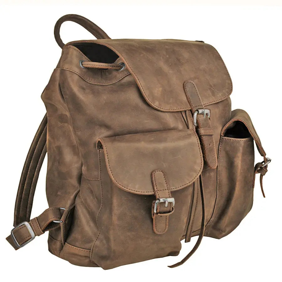 Genial Leather Backpack - John Freya