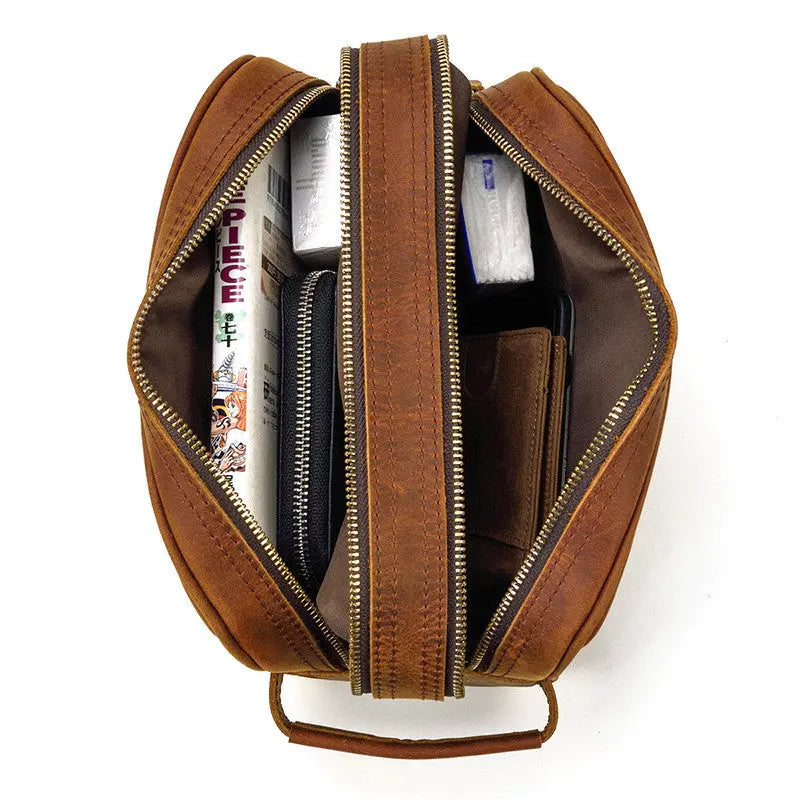 Heritage Leather Dopp Kit - John Freya