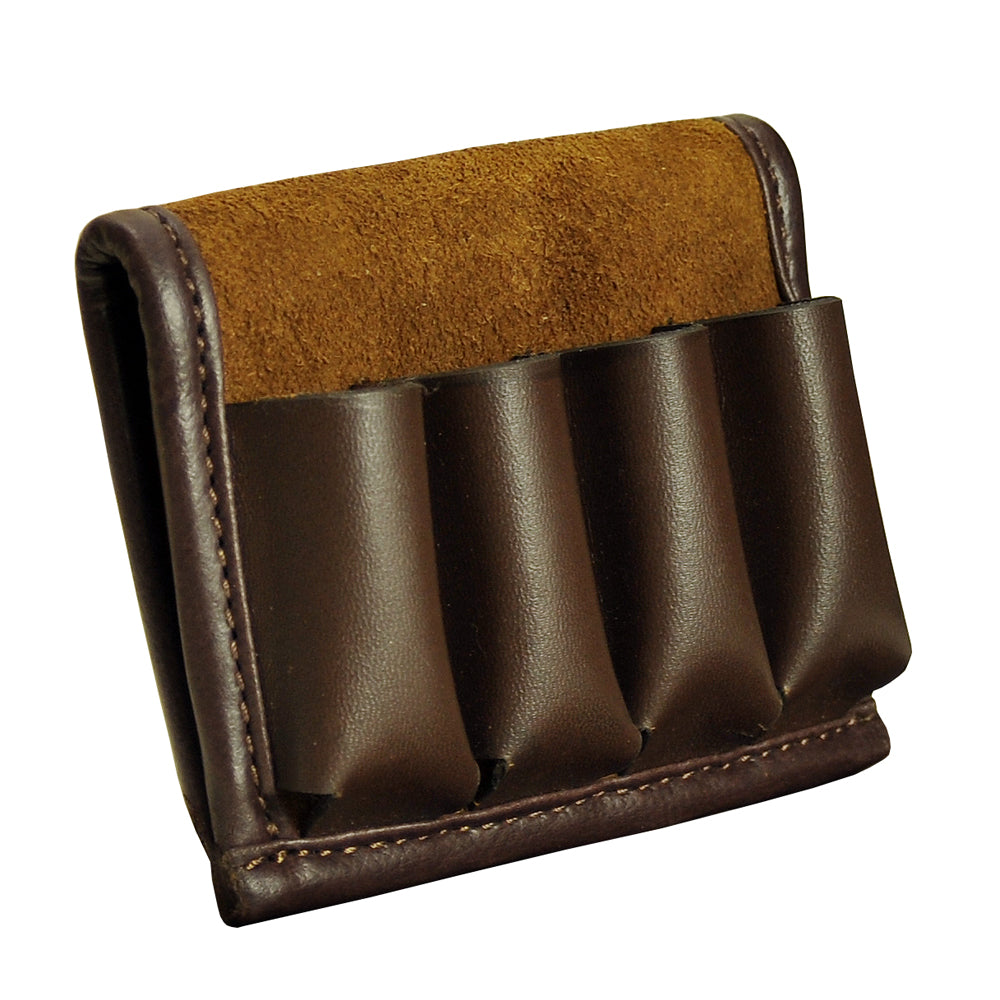 Classic Leather 4 Cartridge Belt Pouch-Wallet 12G