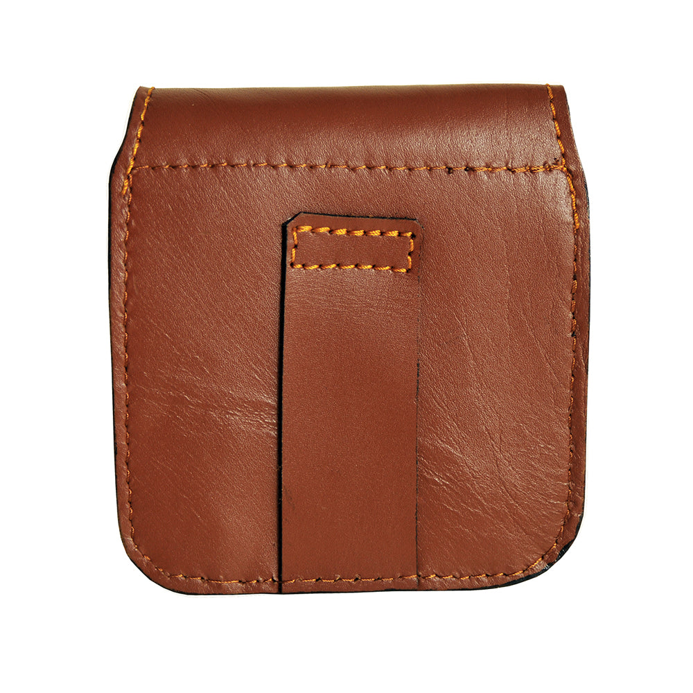 Classic Leather Cartridge Bullet Pouch-Wallet 5 Shells