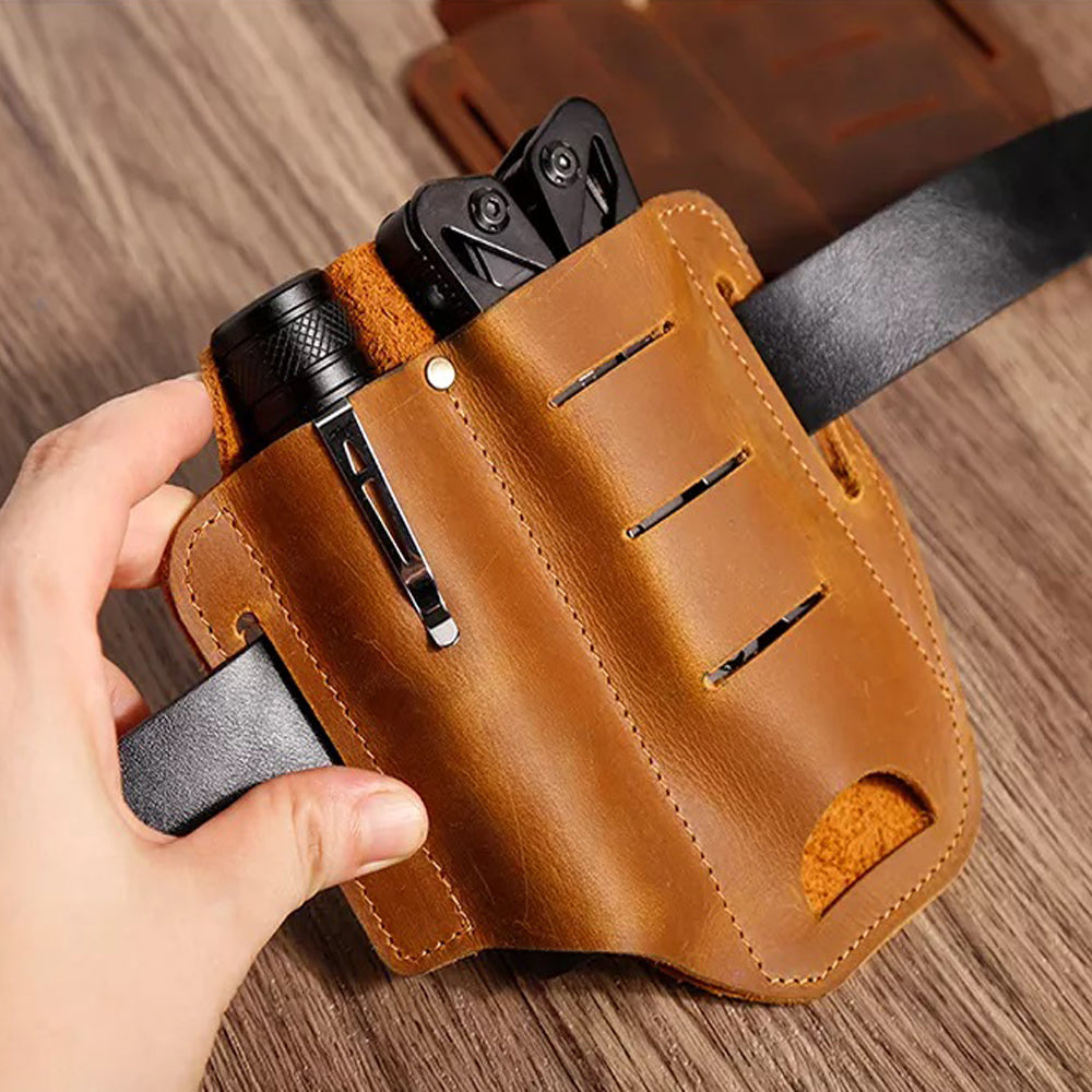 Brio Leather EDC Multitool Holster