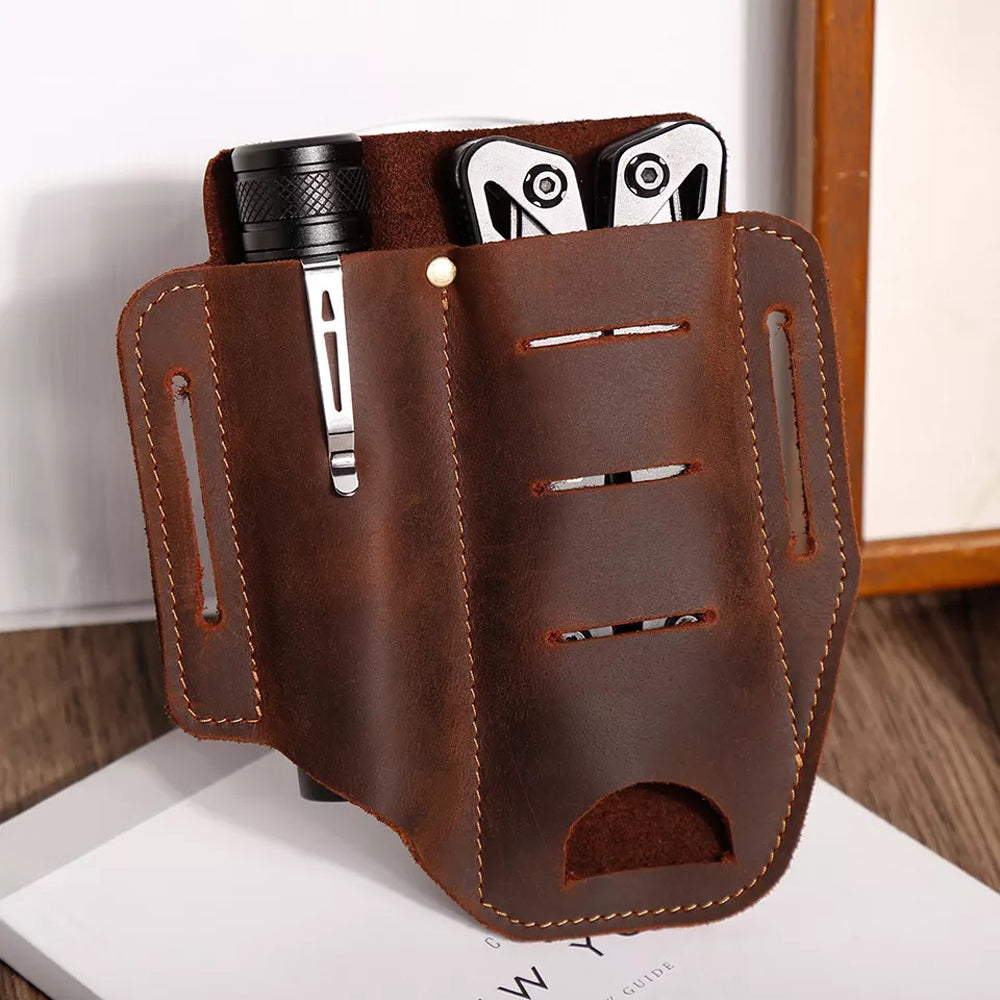 Brio Leather EDC Multitool Holster