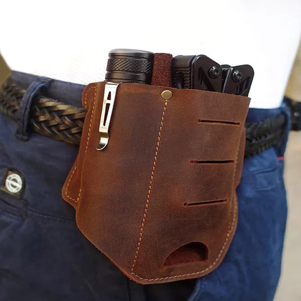 Brio Leather EDC Multitool Holster