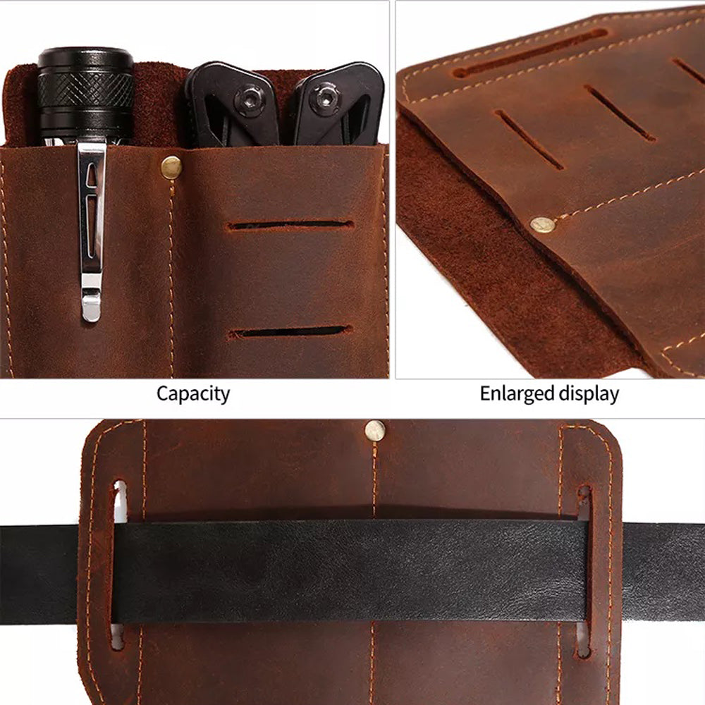 Brio Leather EDC Multitool Holster