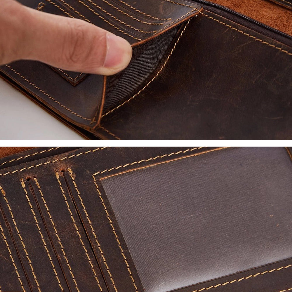 Classic Zip-Around Bifold Long Wallet