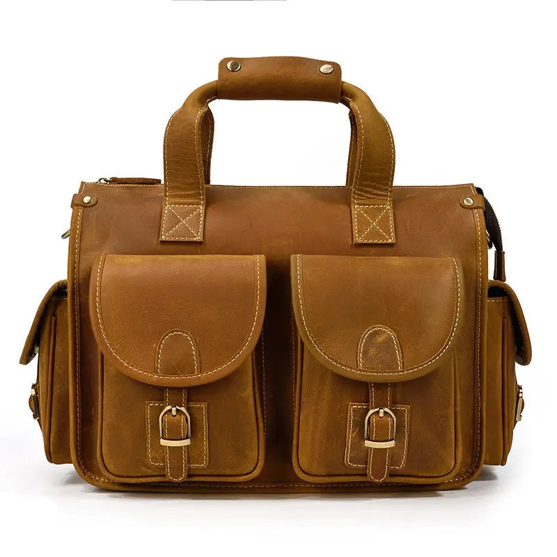 Dynamic Leather Briefcase John Freya