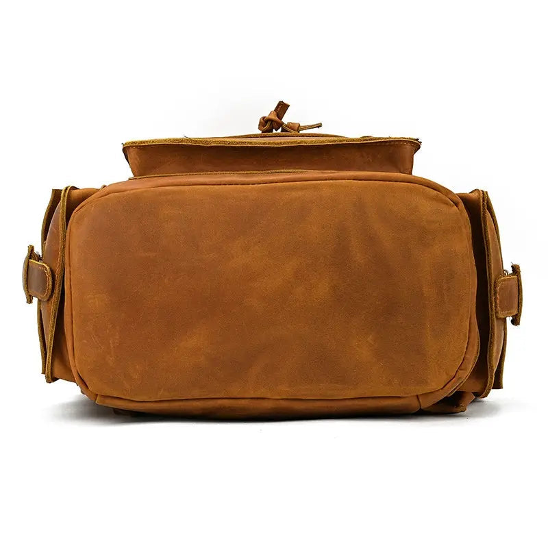 Golden Acorn Large Leather Backpack John Freya