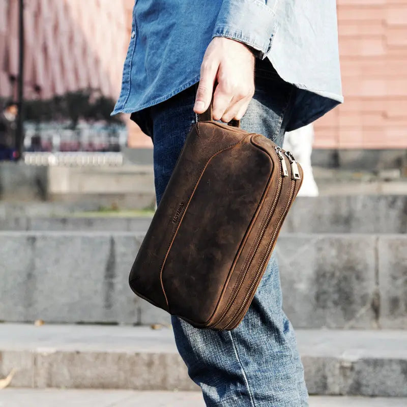 Rover Leather Dopp Kit - John Freya