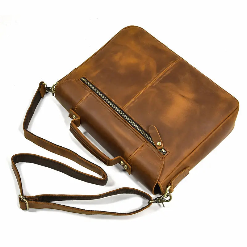 Studio Leather Laptop Bag - John Freya
