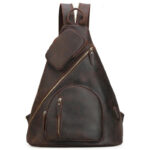 Studio Sling Leather Backpack Bag