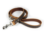 Premium Thick Leather Dog Leash Extra Long